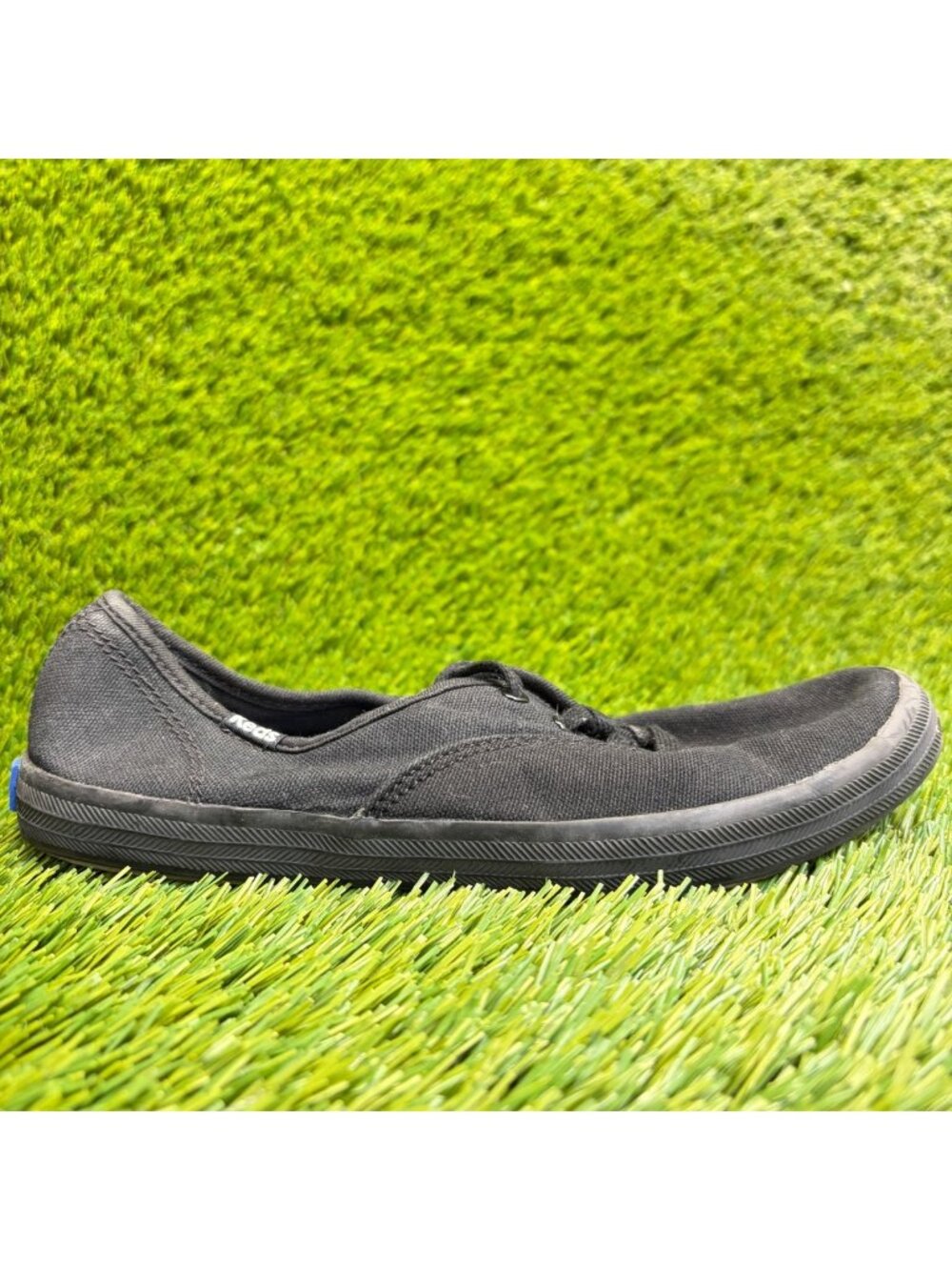 Keds Original Champion Canvas Womens Size 6.5 Black Athletic Shoes Sneakers